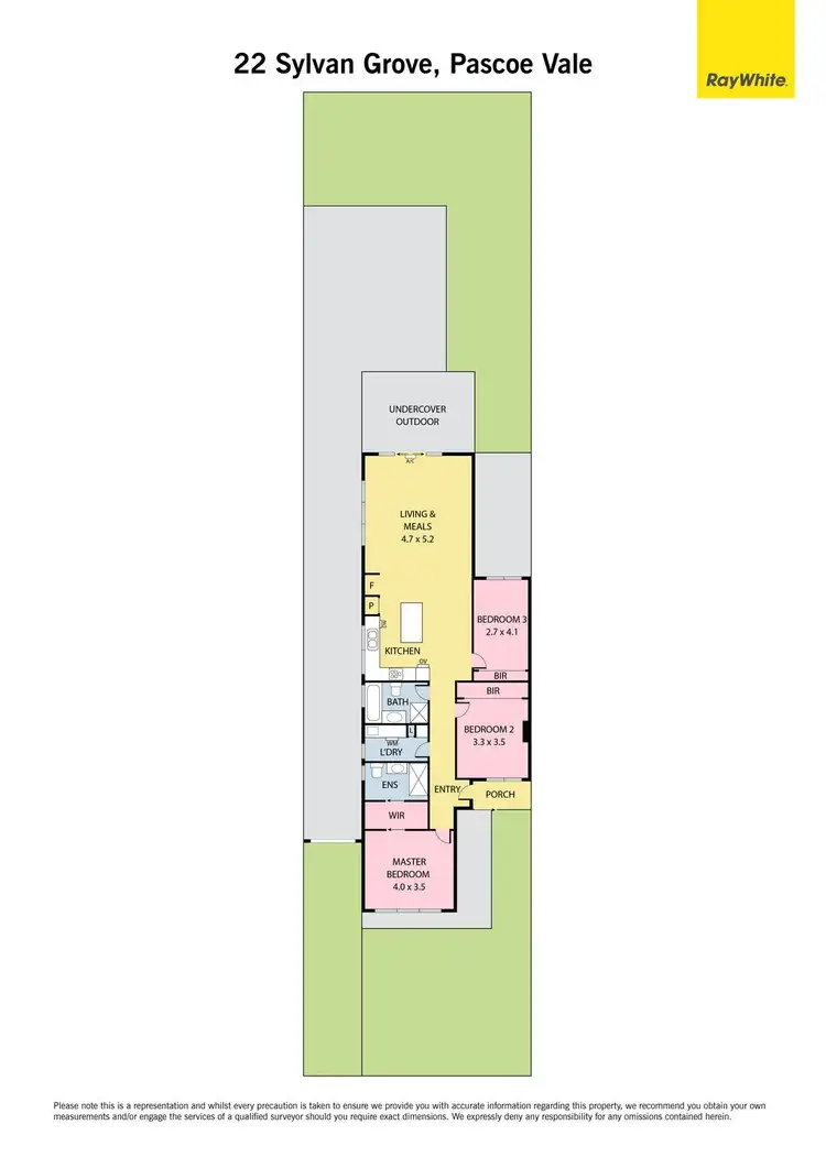 Floorplan of Homely house listing, 22 Sylvan Grove, Pascoe Vale VIC 3044