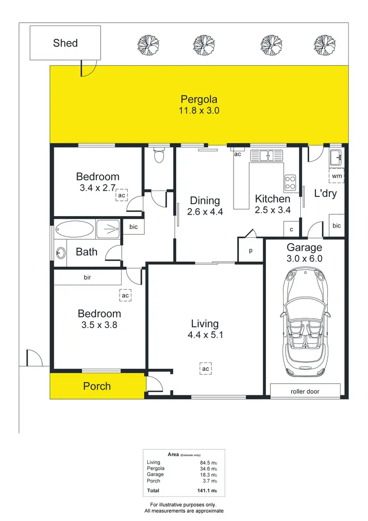 Floorplan of Homely unit listing, 6/37-41 McMahon Road, Morphett Vale SA 5162