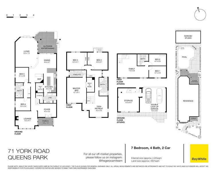 Floorplan of Homely house listing, 71 York Road, Queens Park NSW 2022