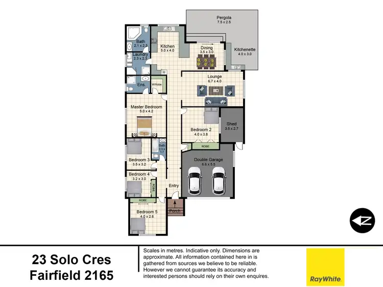 Floorplan of Homely house listing, 23 Solo Crescent, Fairfield NSW 2165