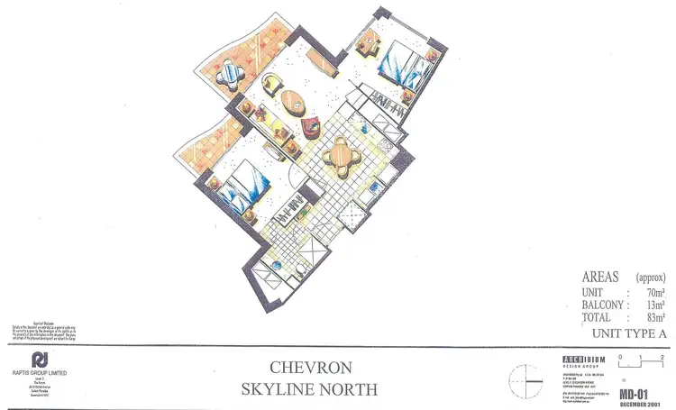 Floorplan of Homely apartment listing, 2181/23 Ferny Avenue, Surfers Paradise QLD 4217