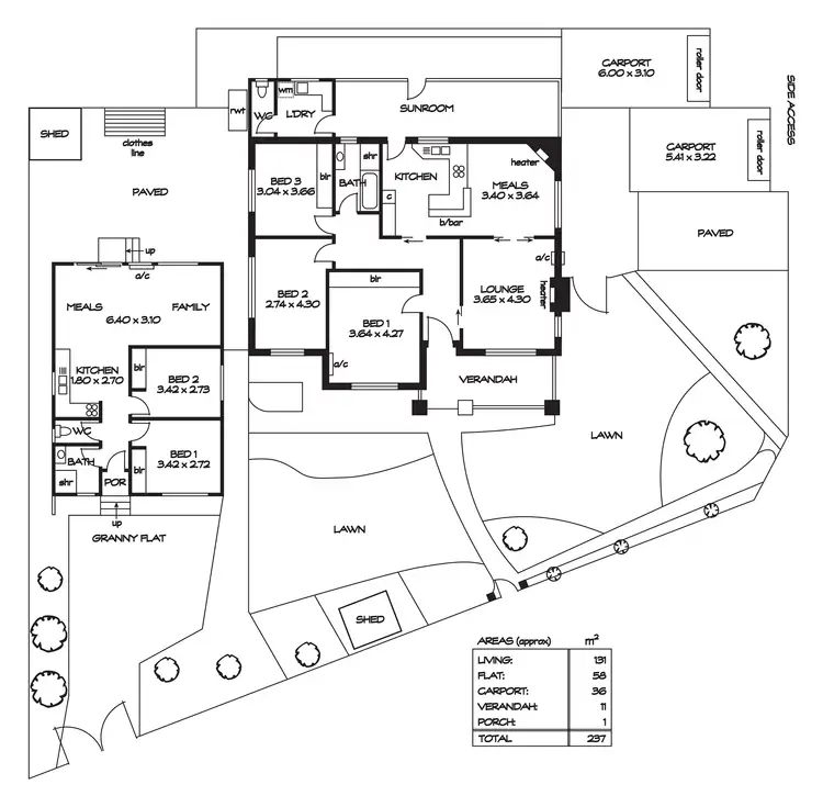 Floorplan of Homely house listing, 127 & 127a Commercial Road, Salisbury SA 5108