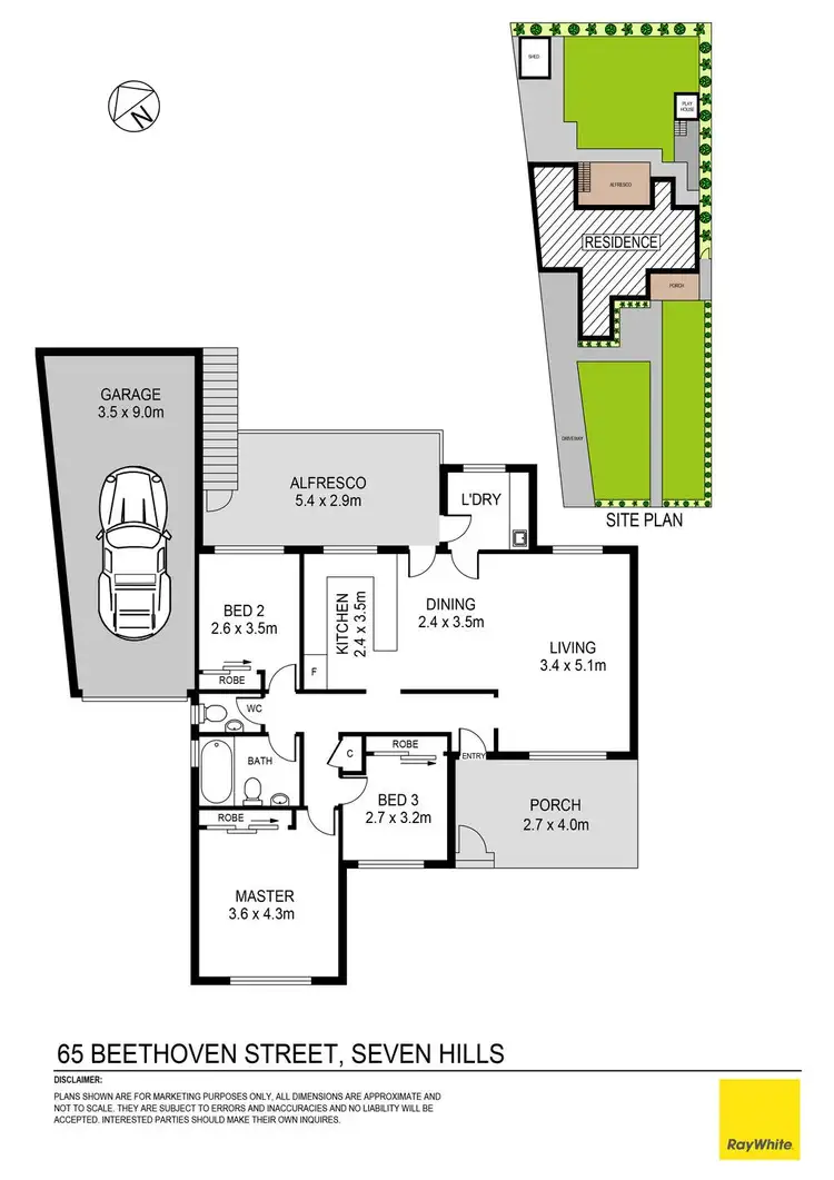 Floorplan of Homely house listing, 65 Beethoven Street, Seven Hills NSW 2147