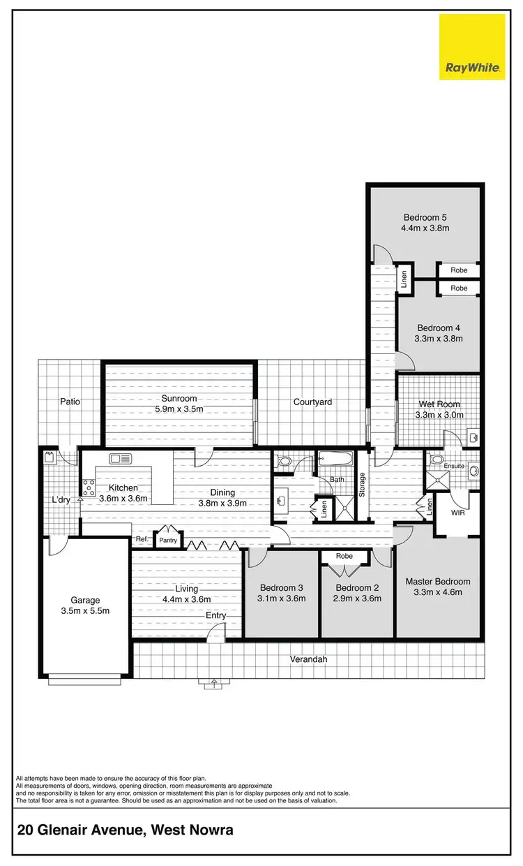 Floorplan of Homely house listing, 20 Glenair Avenue, West Nowra NSW 2541