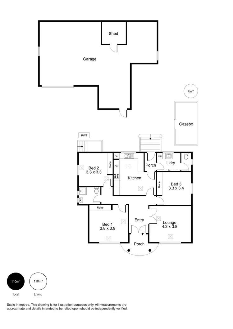Floorplan of Homely house listing, 99 Lyons Road, Windsor Gardens SA 5087