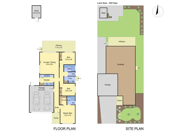 Floorplan of Homely house listing, 9 Impulse Avenue, Doreen VIC 3754