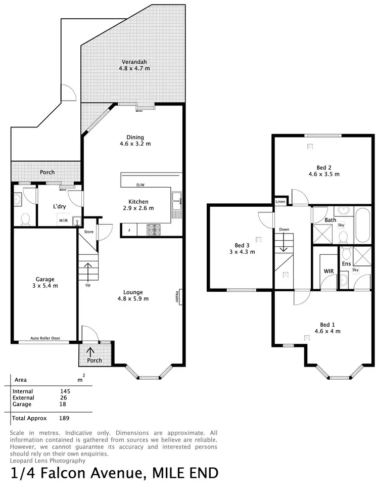 Floorplan of Homely unit listing, 1/4 Falcon Avenue, Mile End SA 5031