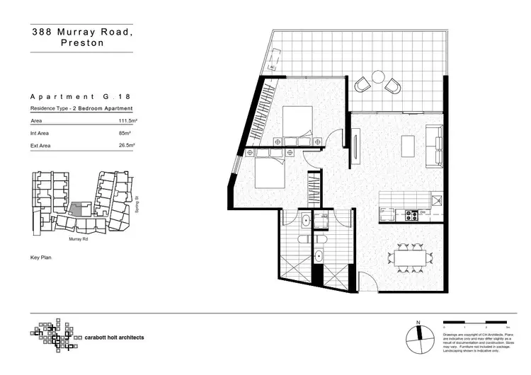 Floorplan of Homely apartment listing, G18/388 Murray Road, Preston VIC 3072