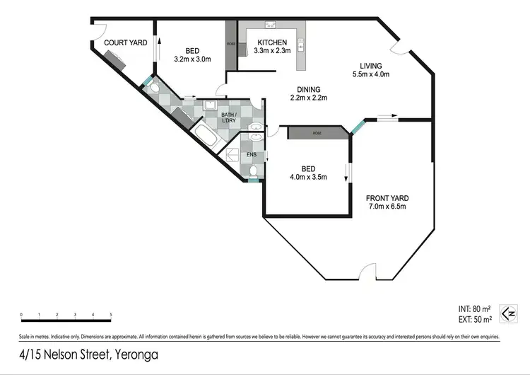 Floorplan of Homely unit listing, 4/15 Nelson Street, Yeronga QLD 4104