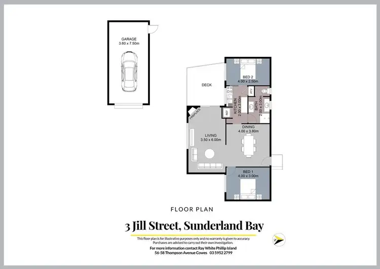 Floorplan of Homely house listing, 3 Jill Street, Sunderland Bay VIC 3922