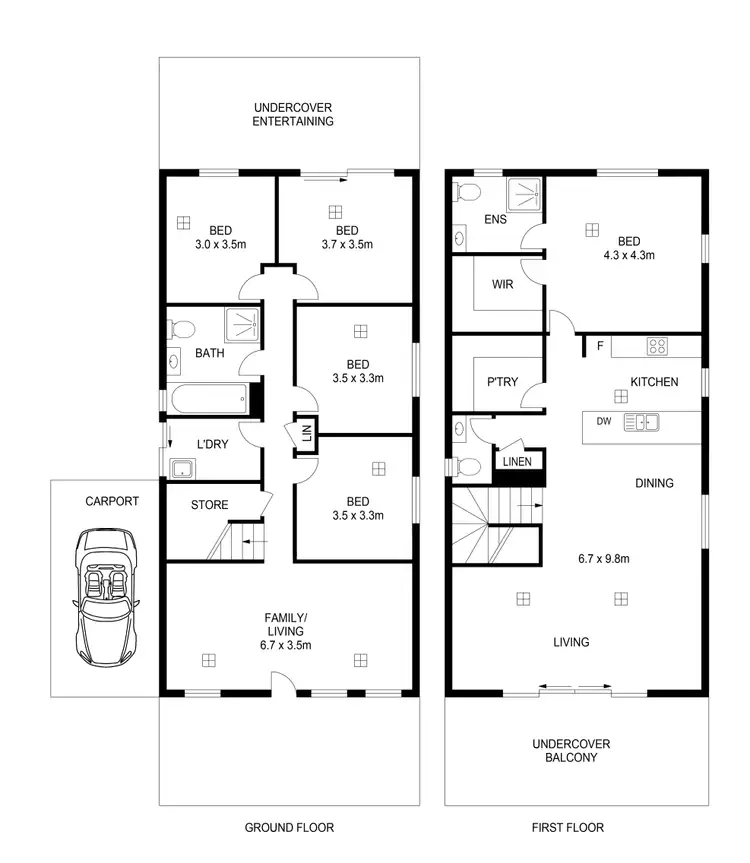 Floorplan of Homely house listing, 38 Wright Terrace, Encounter Bay SA 5211