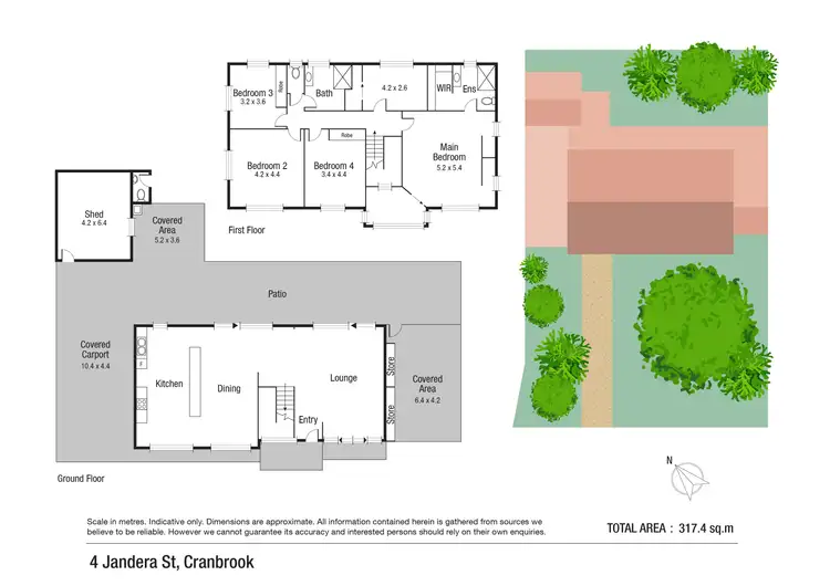 Floorplan of Homely house listing, 4 Jandera Street, Cranbrook QLD 4814