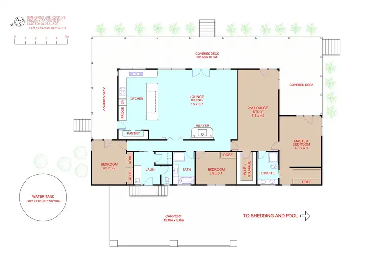 Floorplan of Homely house listing, 50 Box Court, Mansfield VIC 3722