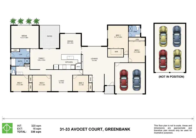 Floorplan of Homely house listing, 31-33 Avocet Court, Greenbank QLD 4124