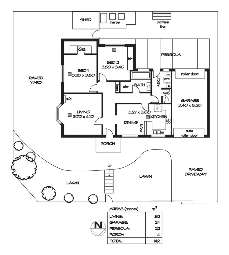 Floorplan of Homely house listing, 17 Trafford Road, Highbury SA 5089