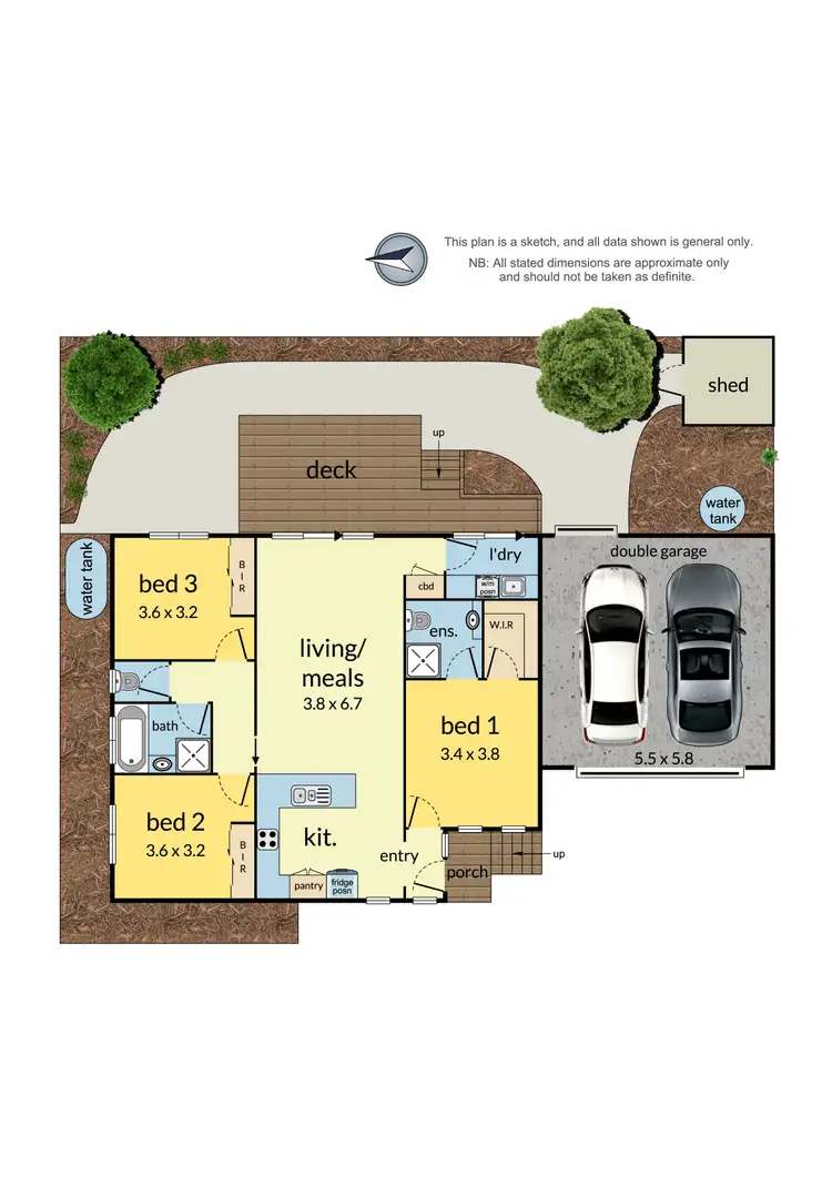 Floorplan of Homely unit listing, 17A Myrtle Avenue, Heathmont VIC 3135