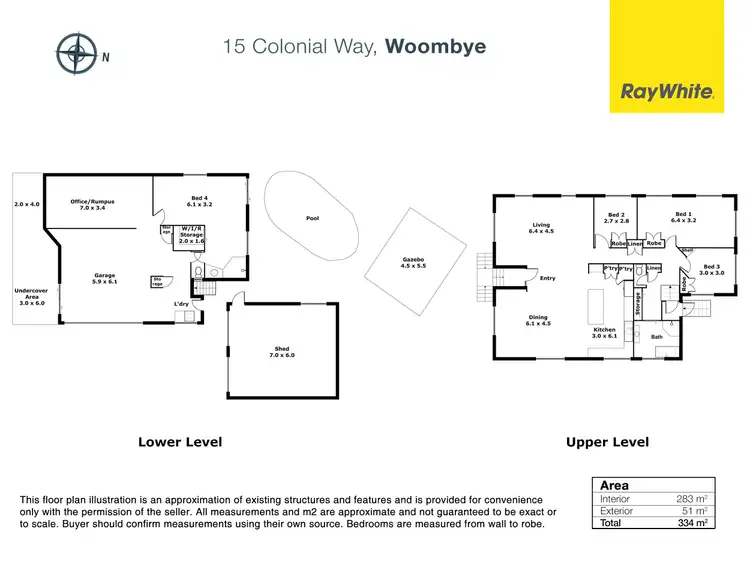 Floorplan of Homely house listing, 15 Colonial Way, Woombye QLD 4559