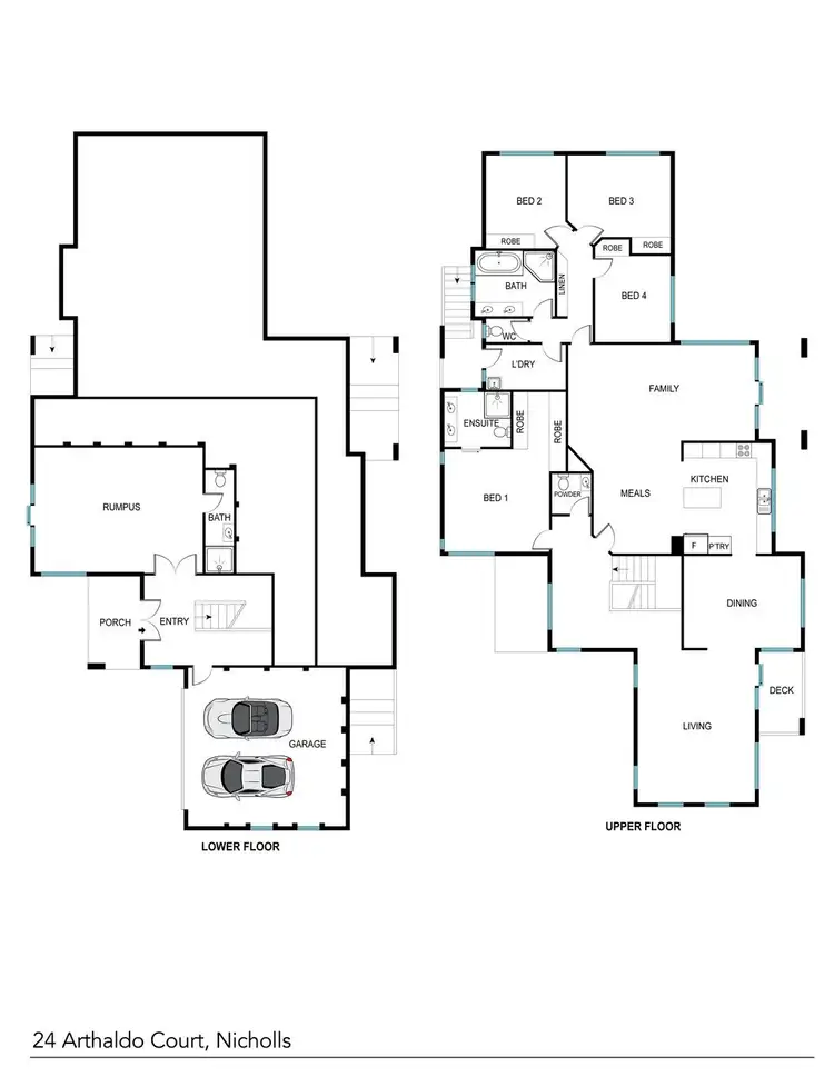 Floorplan of Homely house listing, 24 Arthaldo Court, Nicholls ACT 2913