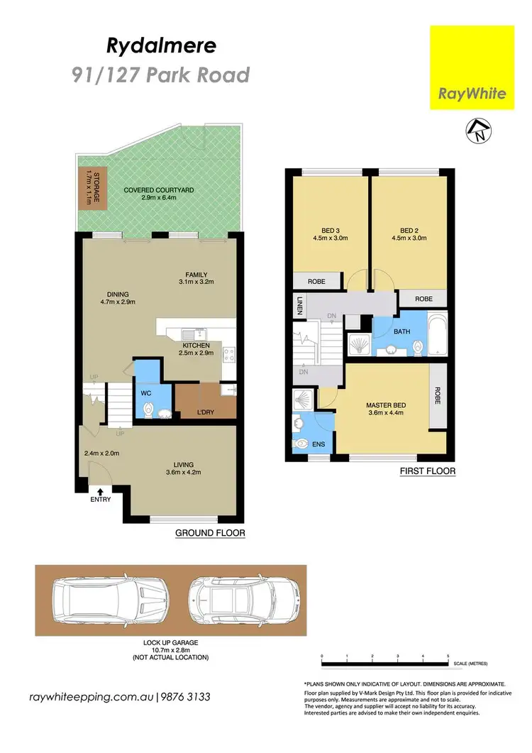 Floorplan of Homely townhouse listing, 91/127 Park Road, Rydalmere NSW 2116