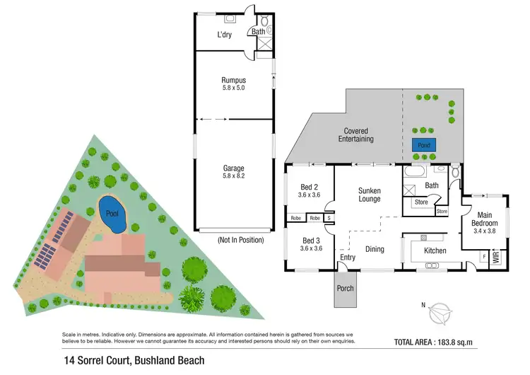 Floorplan of Homely house listing, 14 Sorrel Court, Bushland Beach QLD 4818