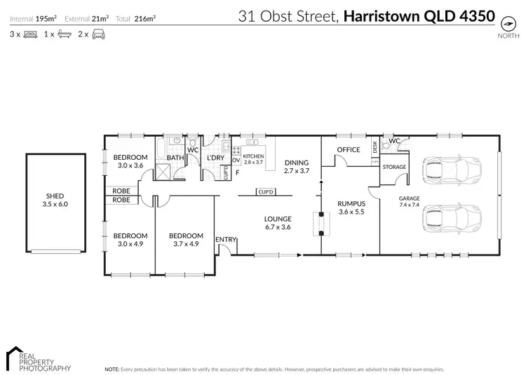 Floorplan of Homely house listing, 31 Obst Street, Harristown QLD 4350