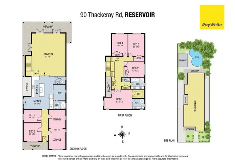 Floorplan of Homely house listing, 90 Thackeray Road, Reservoir VIC 3073