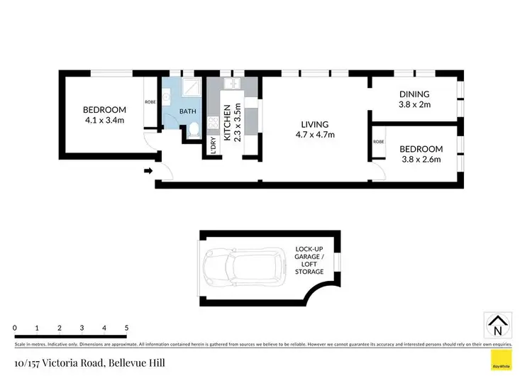 Floorplan of Homely apartment listing, 10/157 Victoria Road, Bellevue Hill NSW 2023