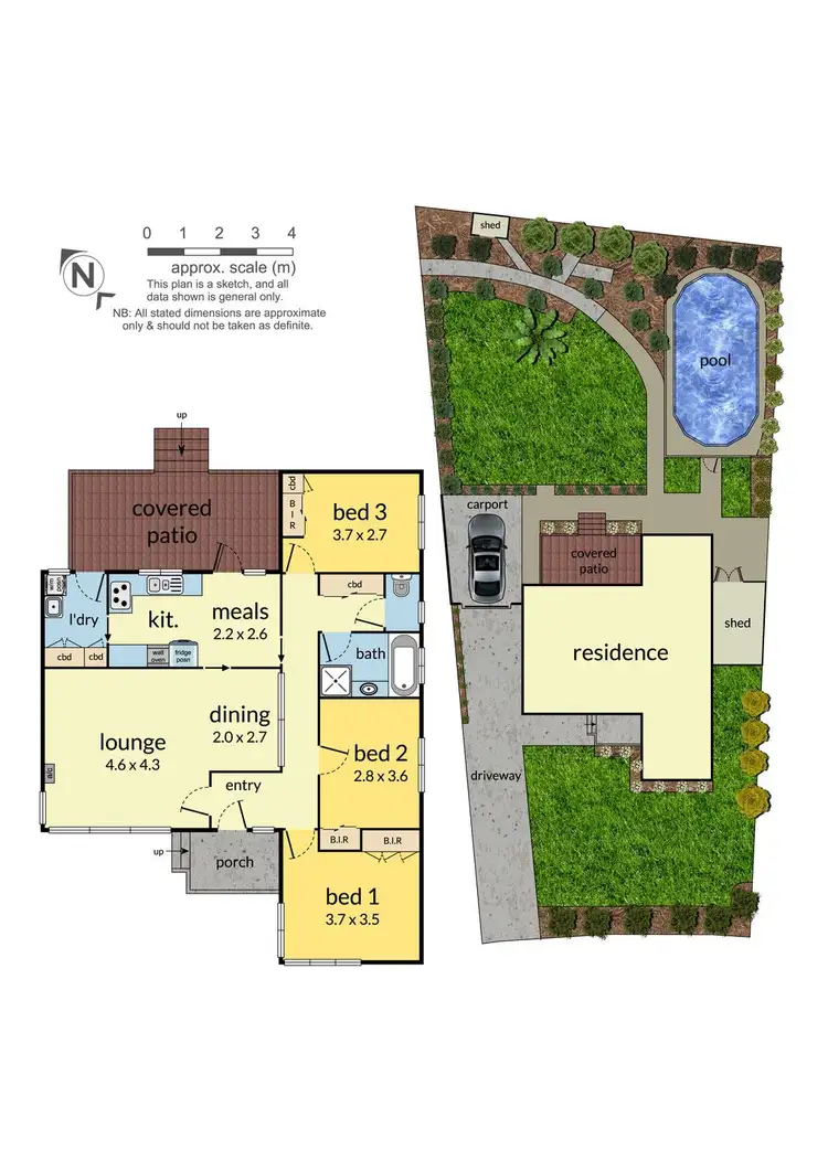 Floorplan of Homely house listing, 25 Shaftsbury Drive, Mulgrave VIC 3170