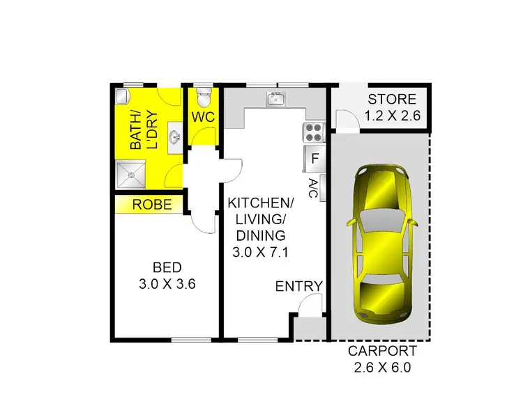 Floorplan of Homely unit listing, 8/51-53 Merlin Crescent, Corio VIC 3214