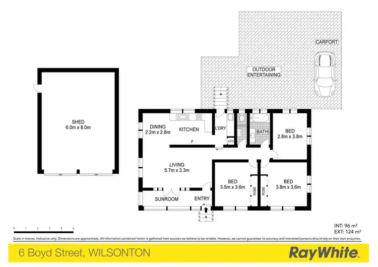 Floorplan of Homely house listing, 6 Boyd Street, Wilsonton QLD 4350