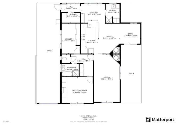 Floorplan of Homely house listing, 5 Alexander Avenue, Berriwillock VIC 3531