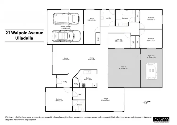 Floorplan of Homely house listing, 21 Walpole Avenue, Ulladulla NSW 2539