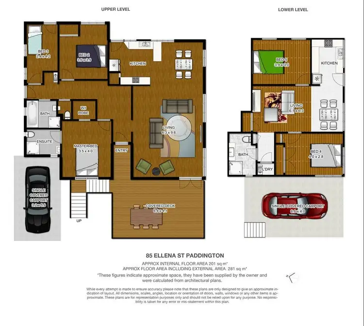 Floorplan of Homely house listing, 85 Ellena Street, Paddington QLD 4064