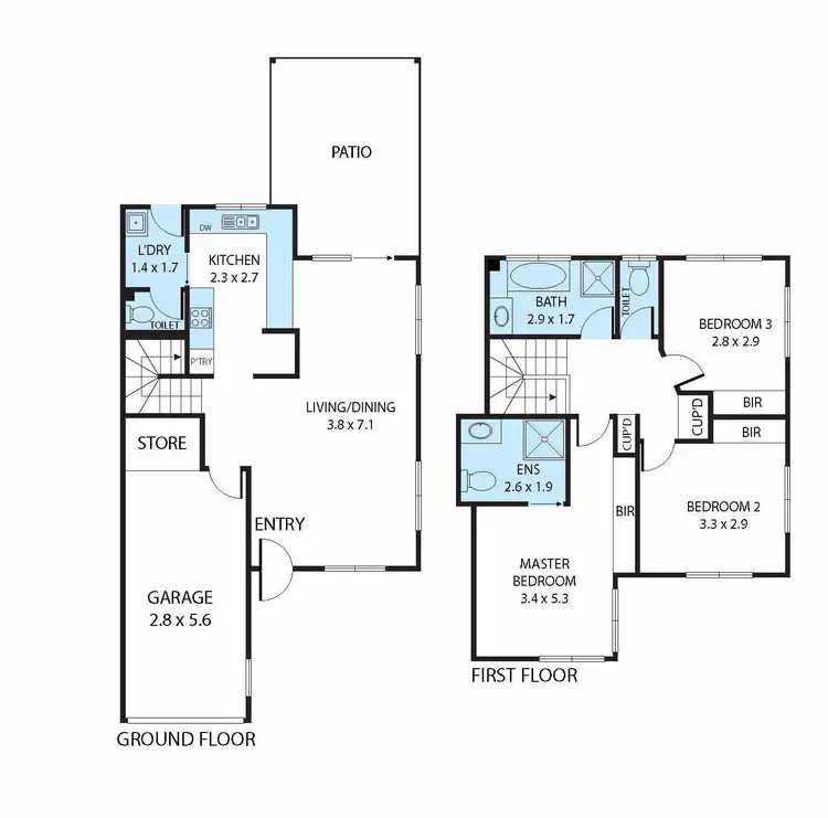 Floorplan of Homely house listing, 28/2 Denison Court, Capalaba QLD 4157
