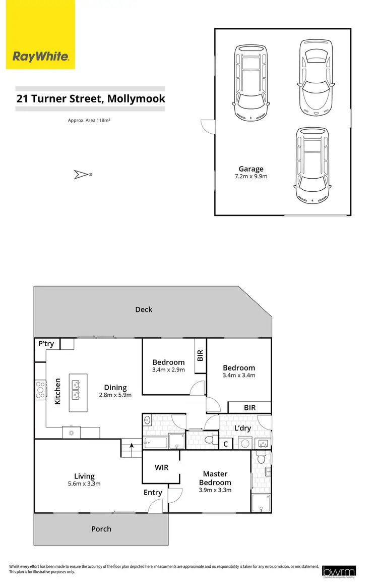 Floorplan of Homely house listing, 21 Turner Street, Mollymook NSW 2539