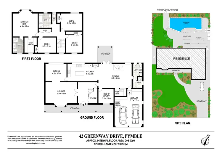 Floorplan of Homely house listing, 42 Greenway Drive, Pymble NSW 2073