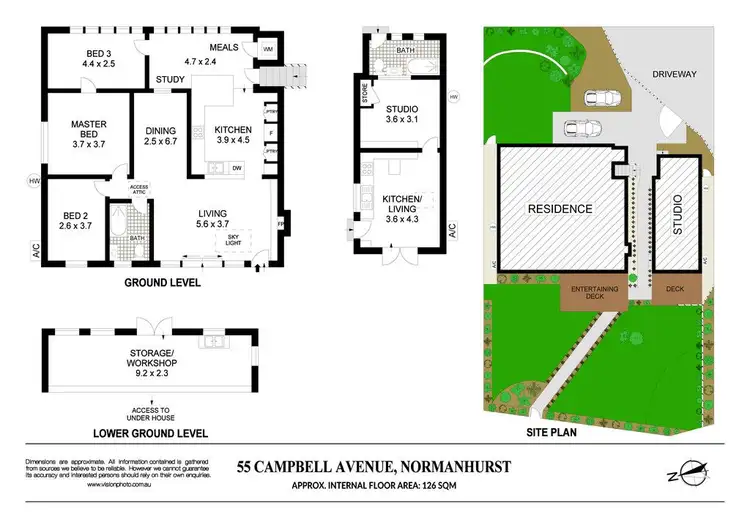 Floorplan of Homely house listing, 55 Campbell Avenue, Normanhurst NSW 2076