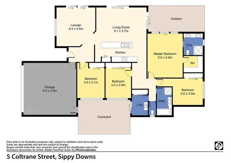 Floorplan of Homely house listing, 5 Coltrane Street, Sippy Downs QLD 4556