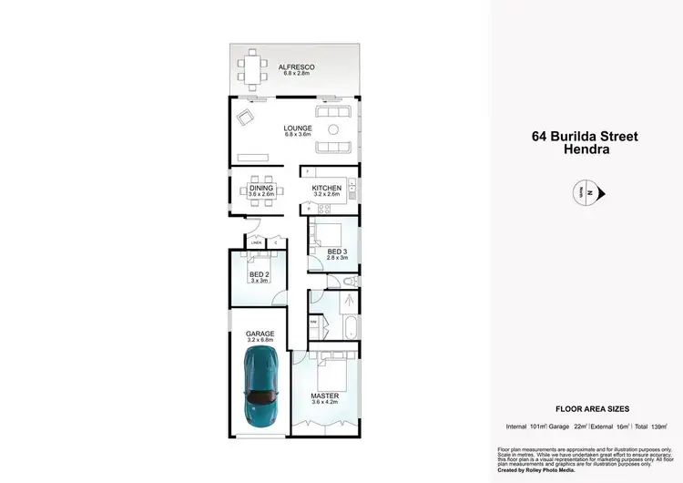 Floorplan of Homely house listing, 64 Burilda Street, Hendra QLD 4011