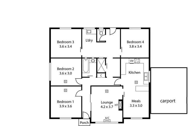 Floorplan of Homely house listing, 130 Bower Road, Semaphore Park SA 5019