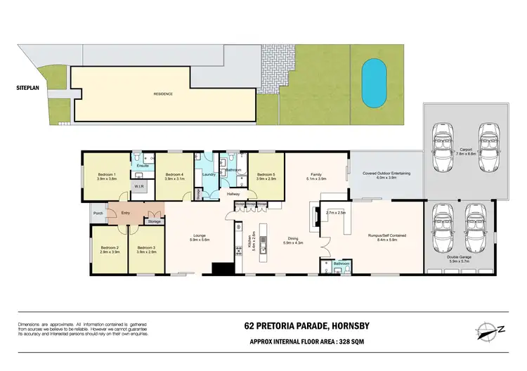 Floorplan of Homely house listing, 62 Pretoria Parade, Hornsby NSW 2077