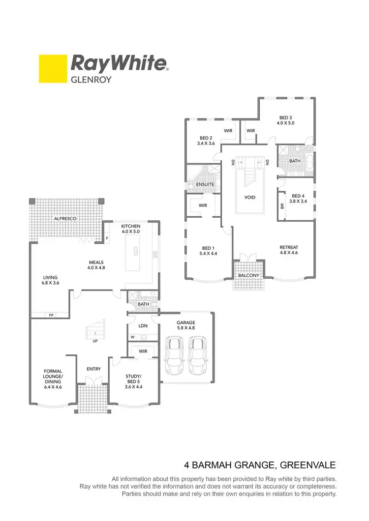 Floorplan of Homely house listing, 4 Barmah Grange, Greenvale VIC 3059