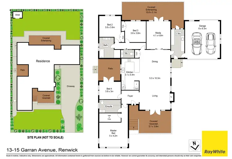 Floorplan of Homely house listing, 13-15 Garran Avenue, Renwick NSW 2575