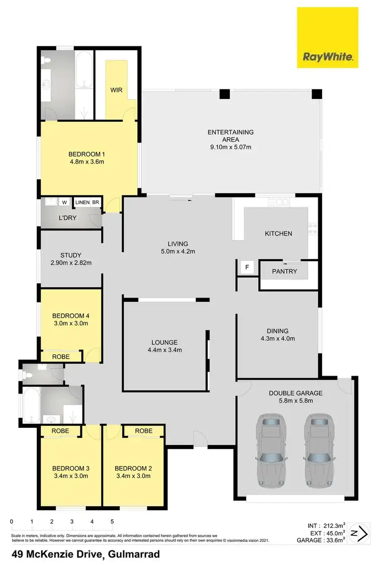 Floorplan of Homely house listing, 49 McKenzie Drive, Gulmarrad NSW 2463