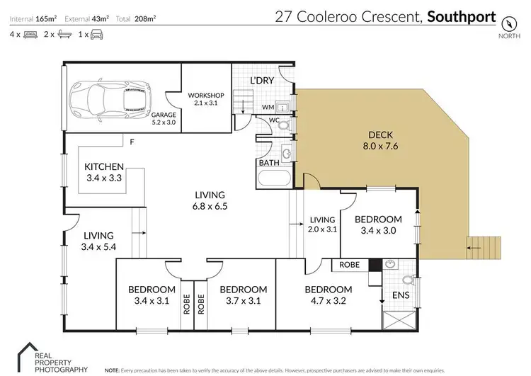 Floorplan of Homely house listing, 27 Cooleroo Crescent, Southport QLD 4215