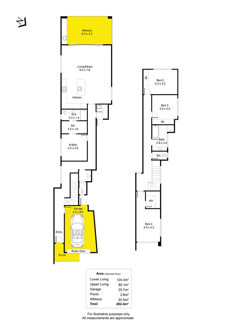 Floorplan of Homely house listing, 15B Avalon Road, Marion SA 5043