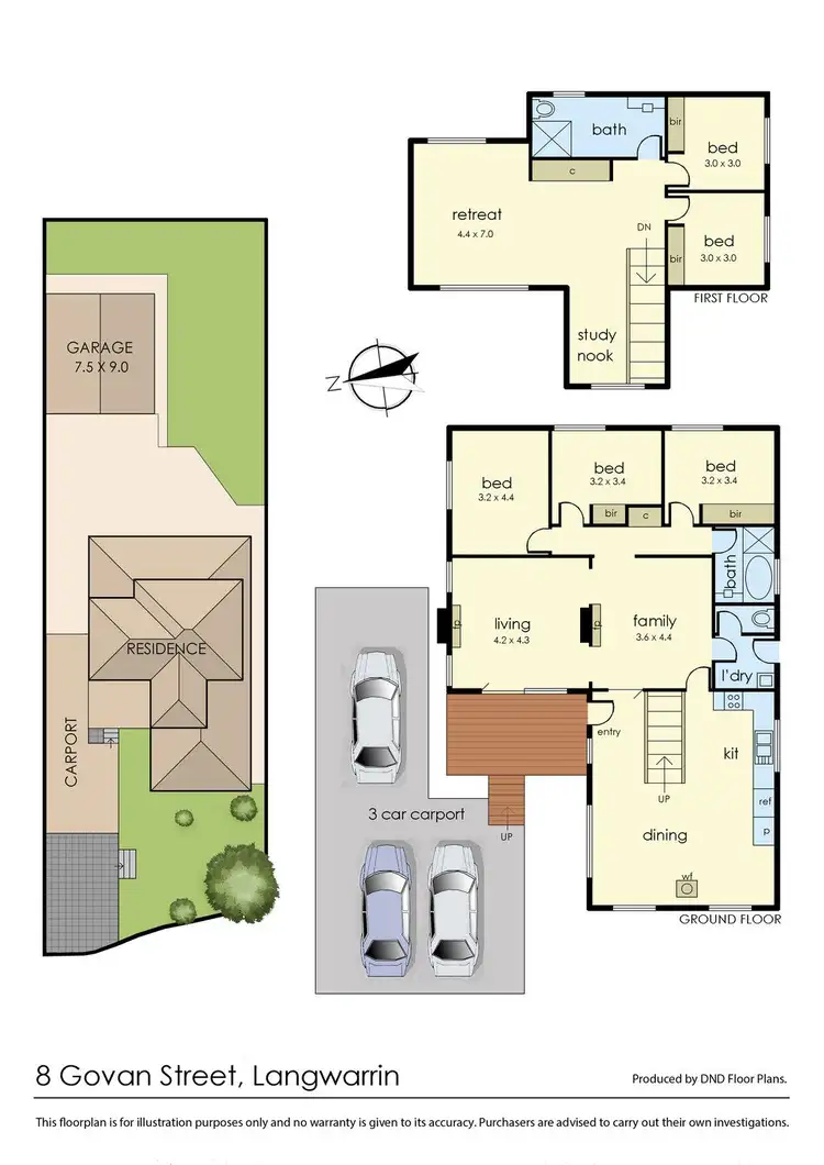 Floorplan of Homely house listing, 8 Govan Street, Langwarrin VIC 3910