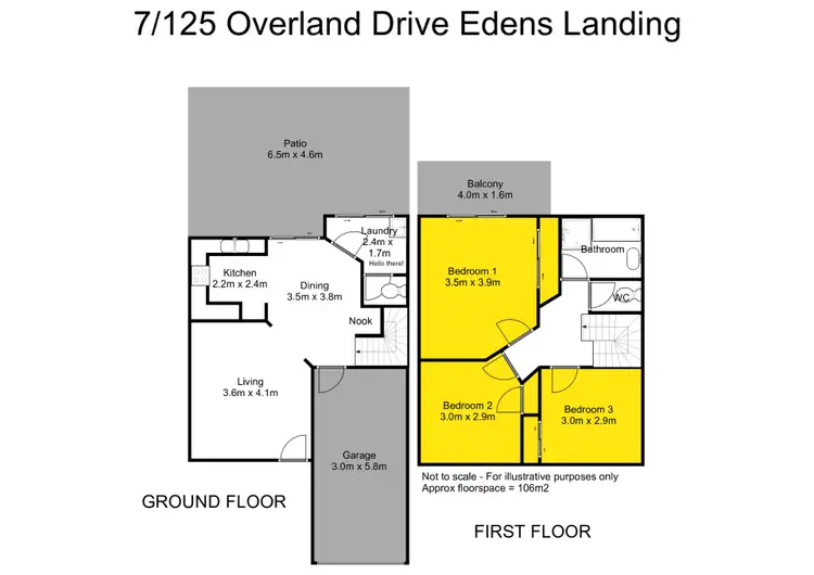Floorplan of Homely house listing, 7/125 Overland Drive, Edens Landing QLD 4207