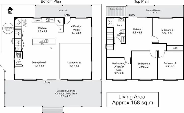 Floorplan of Homely house listing, 105 De Fontenay Road, Barmera SA 5345