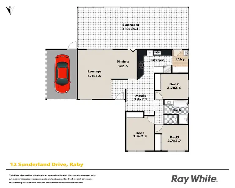 Floorplan of Homely house listing, 12 Sunderland Drive, Raby NSW 2566